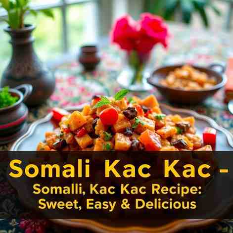 Somali Kac Kac Recipe - Sweet, Easy & Delicious